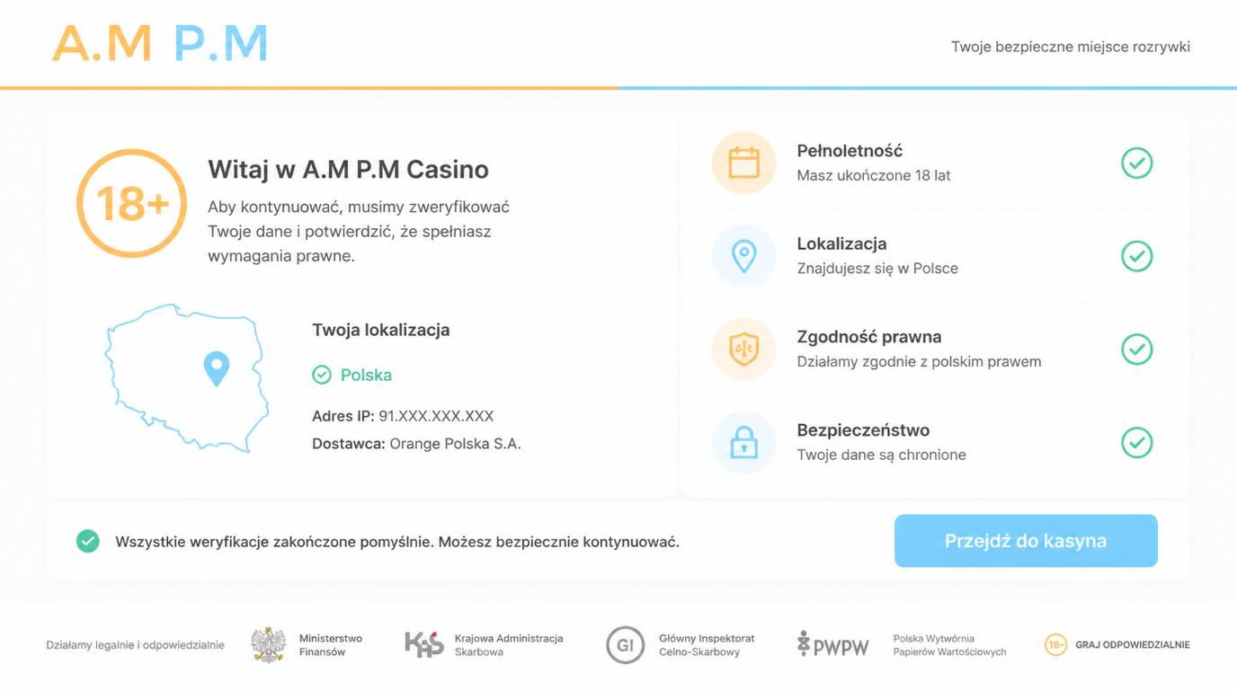 Symbol pełnoletności i regulacji dla Polski